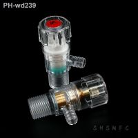 1 10 pcs Plastic 1/2 quot; Male Thread 10mm pagoda joints Garden Irrigation Connector Transparent Faucet Triangle Water Valve 0.3 MPa