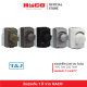 HACO สวิตช์หรี่ไฟ (เปิด-ปิด ในตัว)  Rotary Dimmer 400W 250V T&J รุ่น W2717