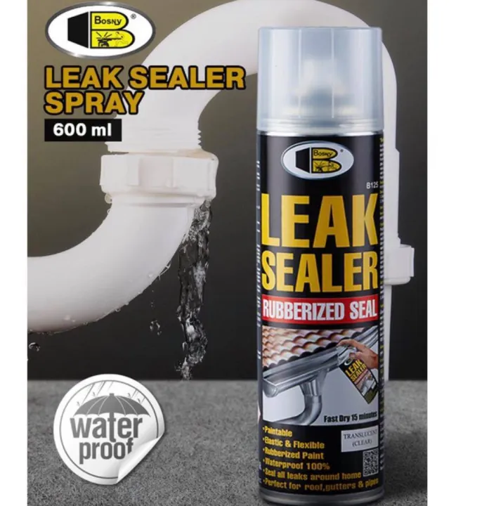 Bosny Leak Sealer Spray Clear Water Proof 600ml Lazada PH