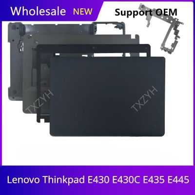 New Original For Lenovo Thinkpad E430 E430C E435 E445 LCD back cover Front Bezel Hinges Palmrest Bottom Case A B C D Shell