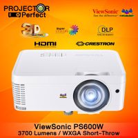 ViewSonic PS600W (3700 Lumens / WXGA) Short-Throw Projector [ by Projector Perfect ]