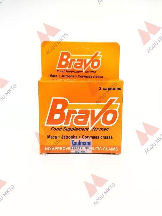 Bravo Food Supplement for MEN (2 Capsules) Lazada PH