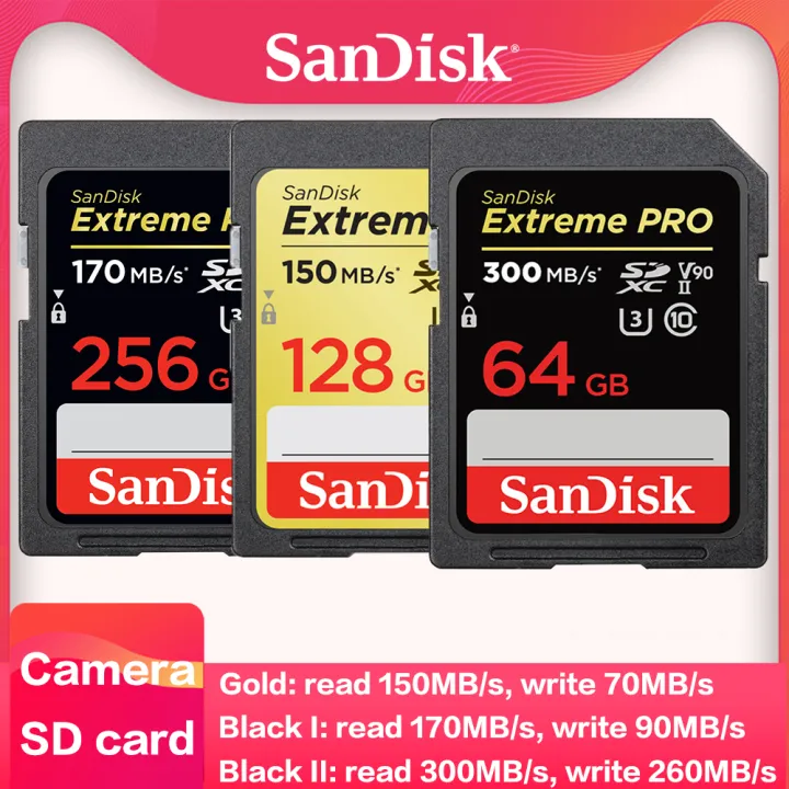 SanDisk Extreme PRO SD Flash Memory Card 1TB 512GB 256GB 128GB 64GB 32G ...