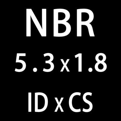 50ชิ้น/ล็อตแหวนยางการปิดผนึก Nbr โอริงโอริงความหนา1.8มม. Id4.5/4.87/5/5.3/5.5/6/6 3/6.7/6 9มม. แหวนไนโตะแหวนไนโตะซีลวงแหวน