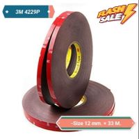 3M 4229 (ของแท้ 100%) (ขนาดยาว. × 33 M.) โฟมเทปกาว 2 หน้า หนา 0.8 mm. Acrylic Foam Tape สำหรับงานตกแต่งรถยนต์ #สติ๊กเกอร์ติดรถ  #สติ๊กเกอร์ติดมอไซต์  #สติ๊กเกอร์ติดมอไซ #สติ๊กเกอร์ติดมอไซต์ 3m