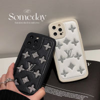 Luxury brand leather phone case for iphone 14 14Plus 14Pro 14ProMax 13 13pro 13promax 12 12pro 12promax Cute elegant and fashionable brand-name Diamonds phone case for iphone 11 11promax x xr xsmax High-quality phone case 2 colors