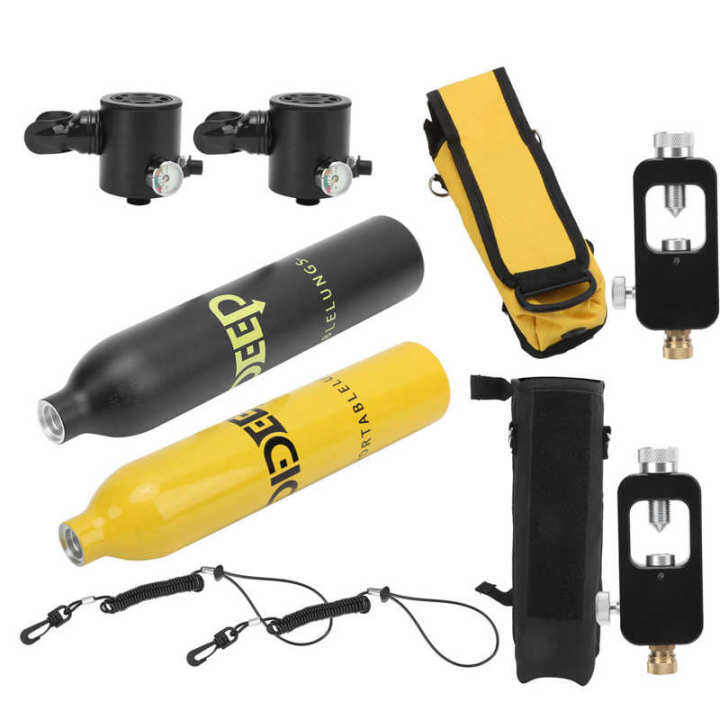 DIDEEP 0.5L Scuba Oxygen Tank Underwater Breather for Diving Scuba ...