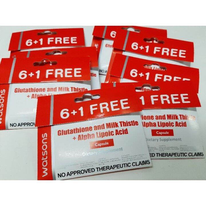 GLUTATHIONE AND MILK THISTLE WITH ALPHA LIPOIC ACID 500mg/100mg/50mg 6