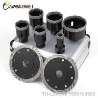 【DT】hot！ 7pcs Grinder Bit Hole saw Dry Brazed Drilling Core Bits Set Tiles Granite Marble Saw