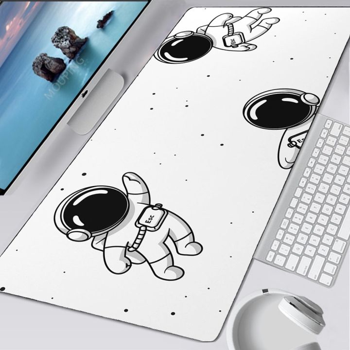 keycascades-gravity-table-mat-นักบินอวกาศน่ารัก-space-big-mouse-pad-แผ่นรองเม้าส์พรมอะนิเมะ-แผ่นรองเม้าส์สีชมพู