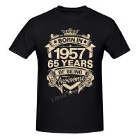 Born In 1957 65 Years For 65th Birthday Gift T shirt Streetwear T shirt  Graphics Tshirt s Tee Tops| |   - AliExpress