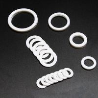 3pcs Hollow Disc Vinyl Gasket Round Pad Silicone Flat Washer Waterproof Seal Kitchen Hose Sealing Ring Gas Stove Parts Accessories