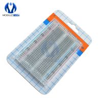 New Mini Solderless Breadboard Transparent Material 400 Points Available DIY TIE DIY electronic FOR MB-102 MB102