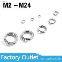 ◐✘ 304 Stainless Steel Screw Spring Washers M2 M2.5 M3 M4 M5 M6 M8 M10 M12 M14 M16 M18 M20 M22 M24 Washers for Bolt Fasteners