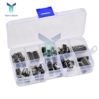 85Pcs 10 Types Integrated Circuit IC Chip Assortment Kit NE555 LM324 LM393 UA741 ULN2803 LM358 LM386 NE5532 ULN2003 PC817 DIP IC