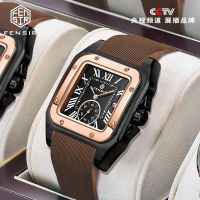 New retro men male students of high-grade watches the mechanical watch waterproof square business calendar leisure handsome male --nb230710►☋