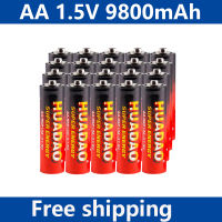 ใหม่1.5V 9800MAh AA 3A อัลคาไลน์แบตเตอรี่แบบชาร์จไฟได้สำหรับกล้องไฟฉายของเล่นเครื่องโกนหนวดนาฬิกาเมาส์นาฬิการีโมทคอนล