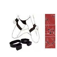 【CW】♝ﺴ◘  BDSM Bondage Restraints Thigh Wrist Cuffs Sex for Couples Men Erotic Accessories Adults Sexe