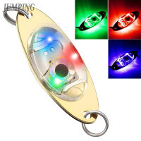 Led Fishing Lures Electronic Spoons Underwater Flasher Fishing Bait Luminous Lure Bait For Freshwater Saltwater