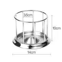 ถาดอาหารเต่าสแตนเลส ขนาด 14x10 ซม ขนาดช่อง 3.6 ซม