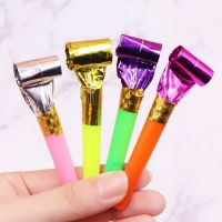 【CC】☜✶  30Pcs/set Kids Fun Colorful Whistles Children Blowing Blowout Baby Birthday Gifts
