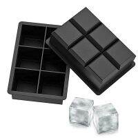 Large Ice Cube Mould Big Square Ice Tray Silicone Ice Maker Mold Whiskey Hockey Cocktail Diy Bar Pub Wine Ice Blocks Maker Model