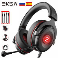 EKSA E900E900 Pro Gamer Headset With Microphone 7.1 Surround Headset Gaming LED Wired Headphones For PCPS4X OnePhones