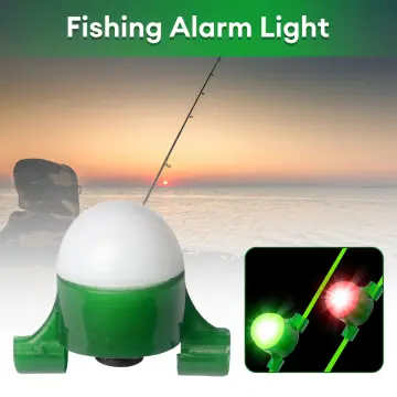 Buy 2Pcs Led Night Fishing Rod Tip Light Smart Sensor Bite Alarm
