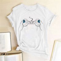 Funny Handle Video Game T Shirt Gaming Player Play Hand Letter Printed Tees Shirt Gildan