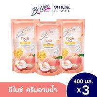 [แพ็ค3] บีไนซ์ผลิตภัณฑ์ชาวเวอร์เจล เลิฟ มี พีช สูตรพีโอนี่ 400 มล. [3ชิ้น/แพ็ค]