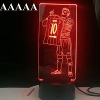 ✖✣❦ Anime Football Star 10 Figure Led Night Light for Home Room Decoration Nightlight Something about Football Gift Table 3d Lamp