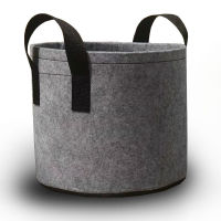 Smart Pot กระถางผ้า สีเทา สีน้ำตาล 2/3/5/7/10 แกลลอน ถุงปลูกต้นไม้แบบผ้า Fabric Pot Grow Bag smartpot  2/3/5/7/10 Gallons (Gray color , Brown color)