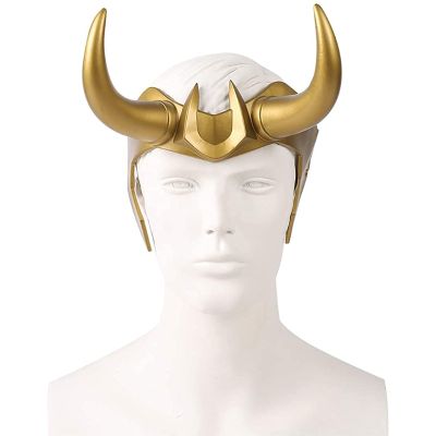 Helmet Horns Cosplay Mask Movie Crown Mask Halloween Costume Props Masquerade Party Accessories for Adult Men Women