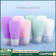 4pcs set Silicone Travel Bottles 60 90ml Empty Squeeze Travel Containers