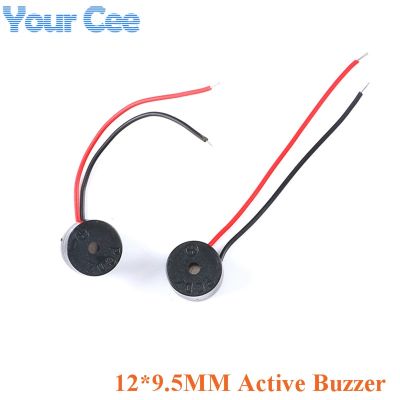 【YF】☒✚  5PCS Electromagnetic Buzzer 12V 12x9.5MM alarm loudspeaker With Cable
