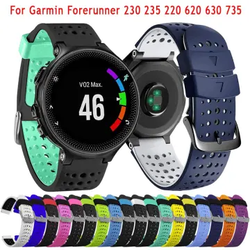 For Garmin Forerunner 235/220/230/620/630/735XT Stainless Steel Watch Band  Strap