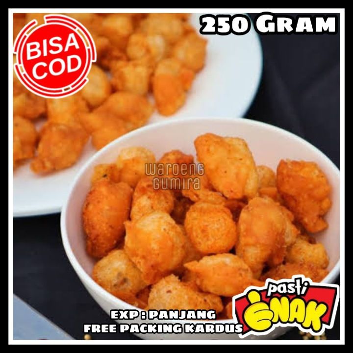 Siomay Kering Pedas Somai Pedas 250 Gram Snack Kiloan Cemilan Pedas