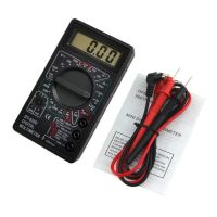 DT-830D Mini Pocket Digital Multimeter 1999 Counts AC/DC Volt Amp Ohm Diode hFE Continuity Tester Ammeter Voltmeter Ohmmeter Electrical Trade Tools Te