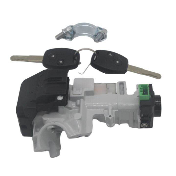 AL205 IGNITION SWITCH LOCK BARREL TRANS 2 KEYS WITH 46 CHIP FOR HONDA ...