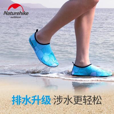 NH 挪客 ถุงเท้าชายหาดรองเท้าดำน้ำดูปะการังลุยชายและหญิง แห้งเร็วป้องกันการตัดรองเท้าเท้าสีแดง