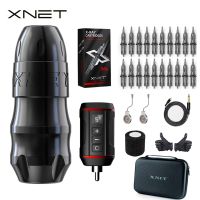 XNET Sita Tattoo Pen Machine Kit Powerful Brushless Motor Stroke 3.5-4.0-4.5mm RCA Cable Connector For Tattoo Body Art Stickers