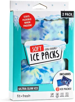 Fit & Fresh XL Cool Coolers Freezer Slim Ice Pack for Lunch Box