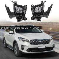 LED FogLights DRL สำหรับ KIA Sorento Prime 2018 2019 2020 Auto Parts ไฟหน้ารถ Led ไฟกันชนหน้าหมอกโคมไฟ Assembly