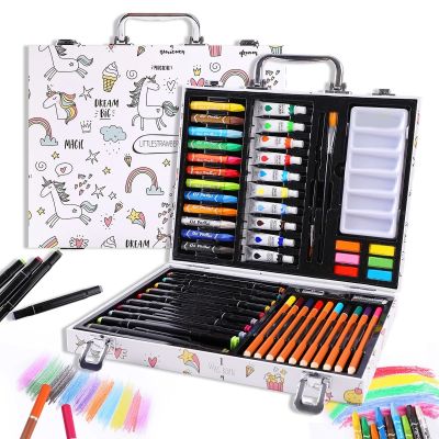 Art set Children Art Painting Set Watercolor Pencil Crayon Water Pen Drawing Board Doodle Supplies Kids Educational Toys Gift