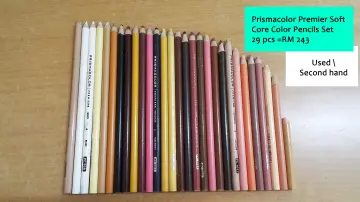  Prismacolor Premier Soft Core Colored Pencil, Set of 48  Assorted Colors (3598T) + Prismacolor Scholar Colored Pencil Sharpener  (1774266) : Office Products