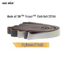 6 pieces 1220/2000x50mm Sanding Belt 237AA for Stainless Steel Polishing A3 A5 A6 A16 A30 A65 Cleaning Tools