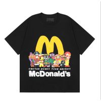 2023 NEWCPFM X McDonald S X Cacus Jack Co nded Family Photo Foam เสื้อยืดแขนสั้น