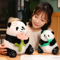 PlushDoll สัตว์ของเล่นหมอนการ์ตูน Kawaii ตุ๊กตาแพนด้าตุ๊กตาของขวัญเด็กยัดไส้ของเล่นของขวัญน่ารัก PandaMilk ชา PlushStuffed สัตว์