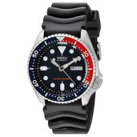 Seiko_SKX009K1 Divers อัตโนมัติสีดำ Dial นาฬิกาสำหรับผู้ชาย