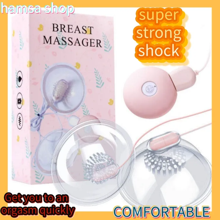 GQDiscreet PackagingNipples Sucking Frequency Vibration Massager Double Suction Sex Toys